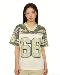 Retro sports short sleeves
