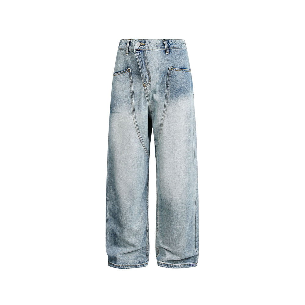 Straight-leg casual trousers