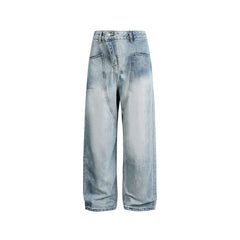 Straight-leg casual trousers