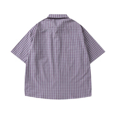 Preppy Plaid Short Sleeve Shirt