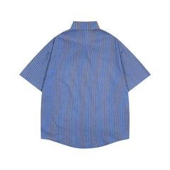 Vintage Embroidered Short Sleeve Shirt