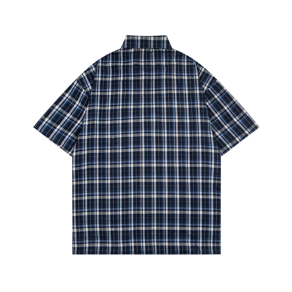 Retro star short-sleeved shirt