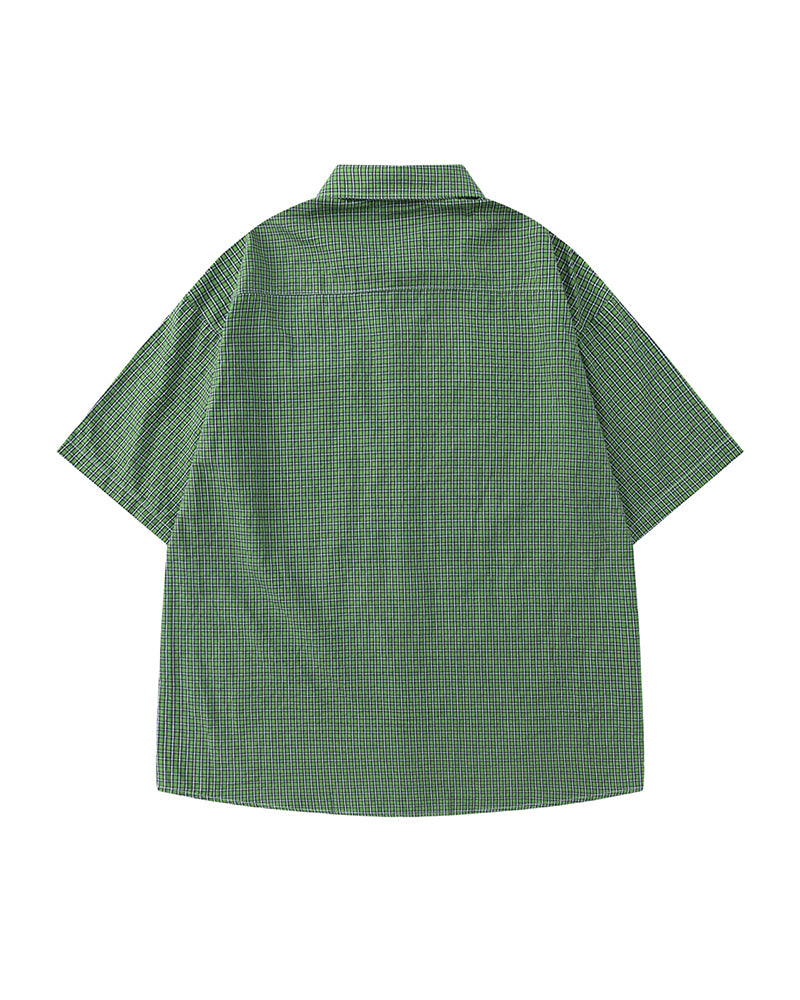 Retro versatile short-sleeved shirt