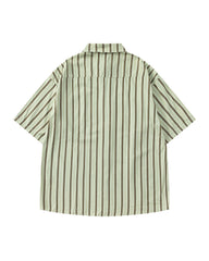 Simple striped short-sleeved shirt