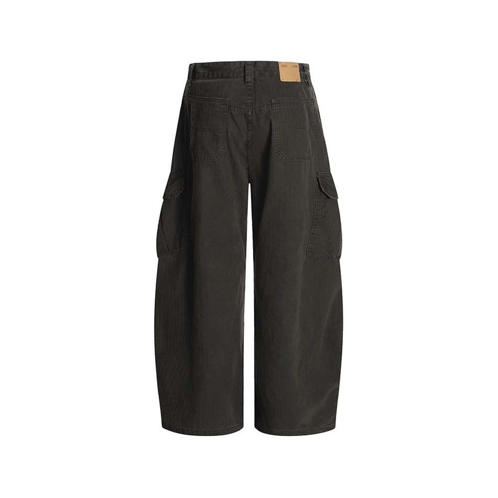 Vintage Loose Washed Overalls