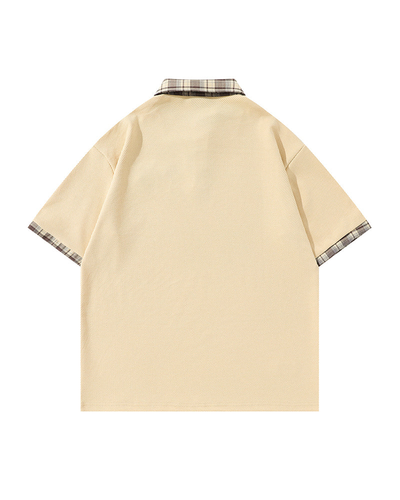 Vintage detachable tie short sleeves