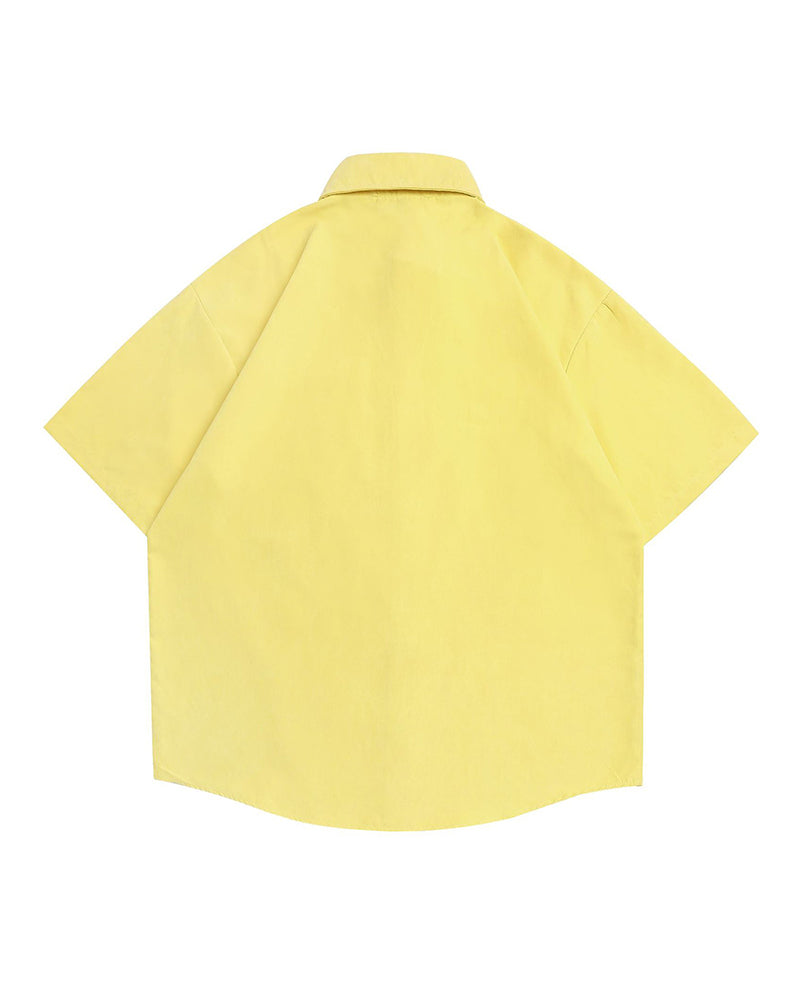 Vintage Embroidered Short Sleeve Shirt