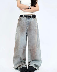 Vintage distressed jeans