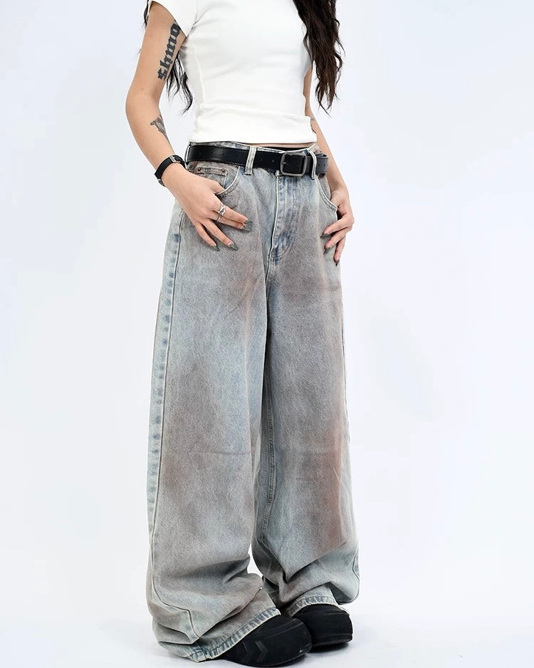 Vintage distressed jeans