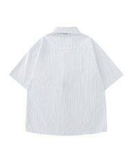 Casual loose short-sleeved shirt