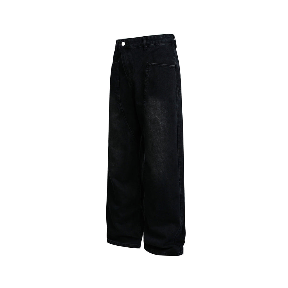 Straight-leg casual trousers