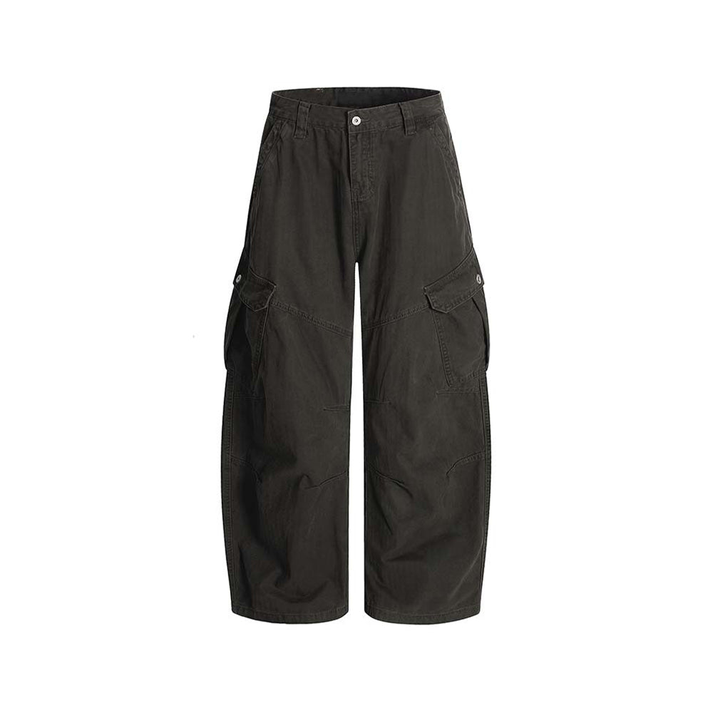 Vintage Loose Washed Overalls