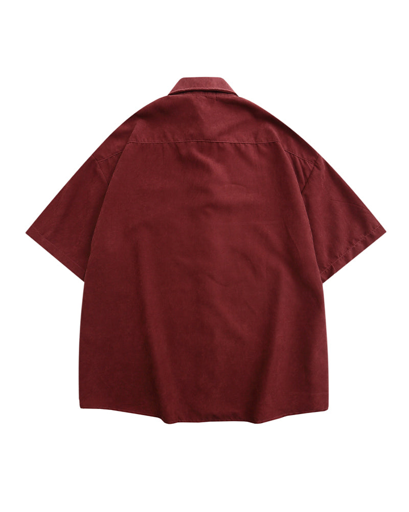 American retro simple shirt