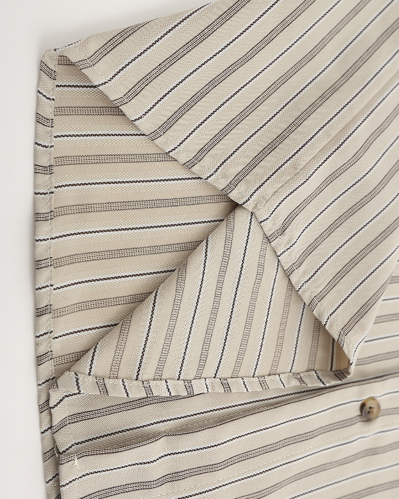 American simple striped shirt