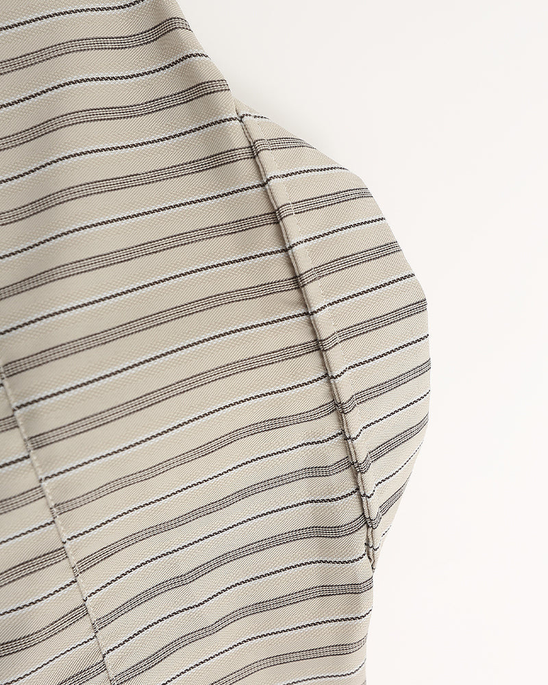 American simple striped shirt