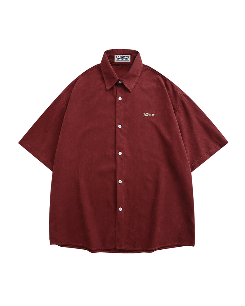 American retro simple shirt