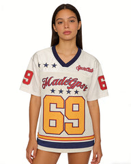 Paneled Breathable Short-Sleeve Top