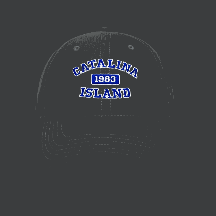 Retro workwear embroidered versatile baseball cap
