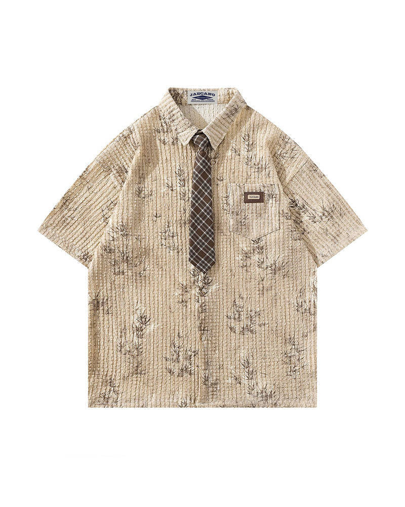 Casual short-sleeved shirt