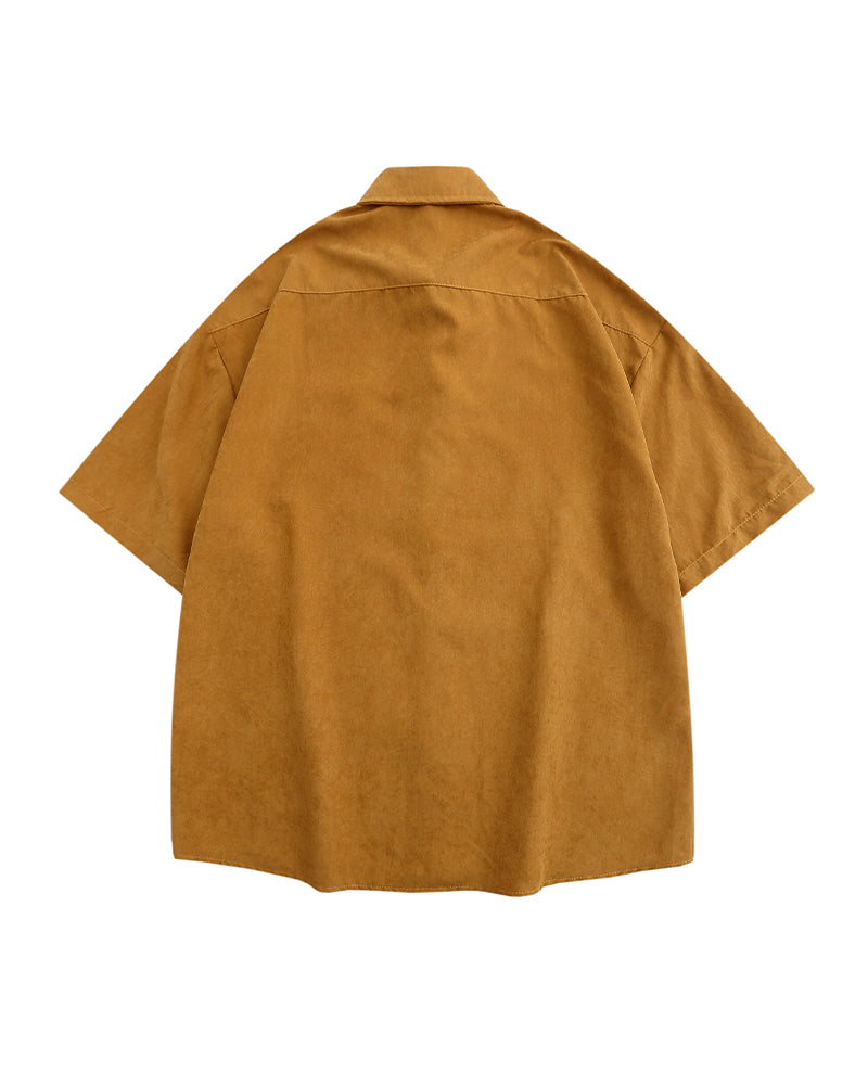 American retro simple shirt