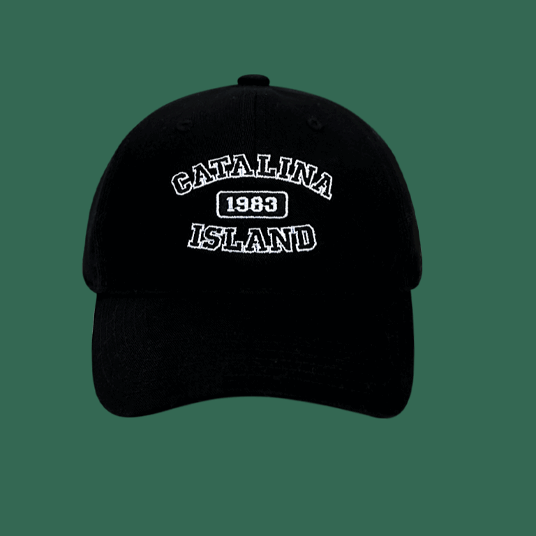 Retro workwear embroidered versatile baseball cap