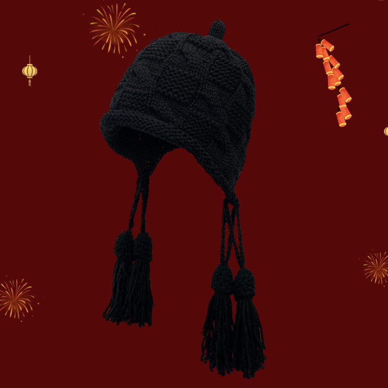 knitted warm hat
