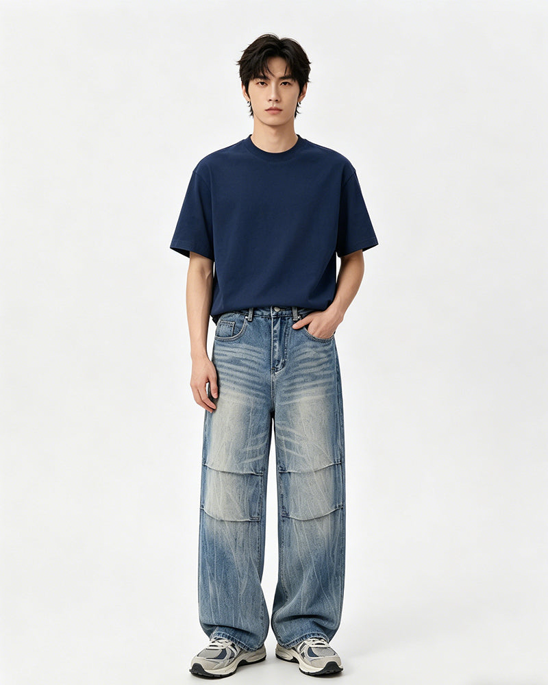 Casual straight jeans