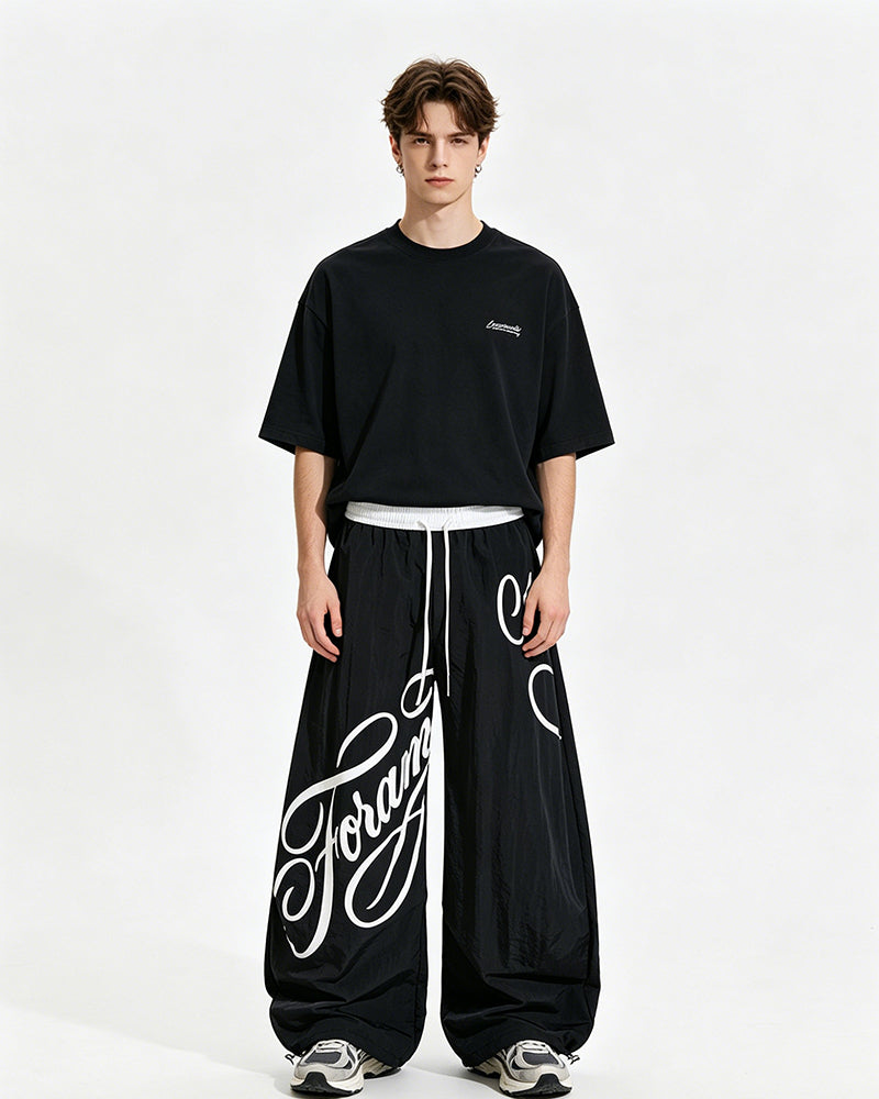 Retro casual trousers