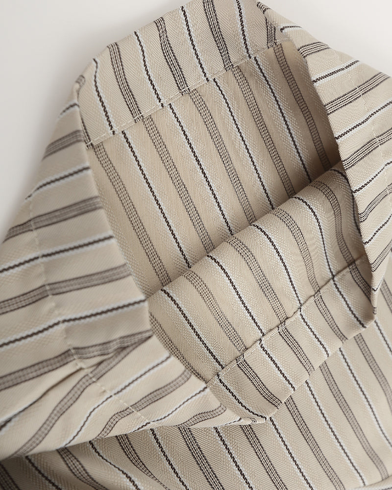 American simple striped shirt