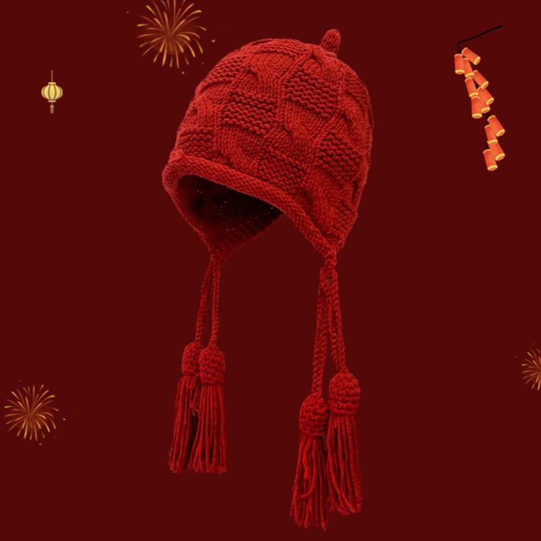 knitted warm hat