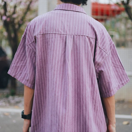 American retro striped shirt
