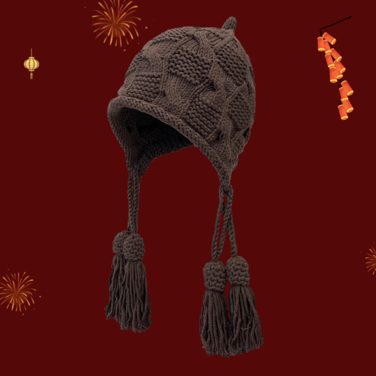 knitted warm hat