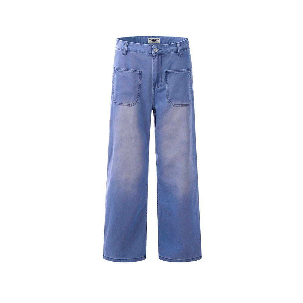 Casual straight trousers