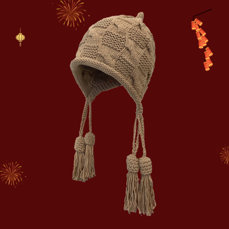 knitted warm hat