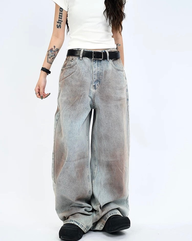 Vintage distressed jeans