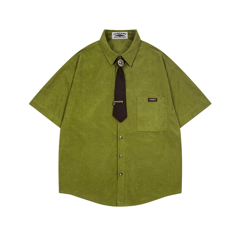 Retro short-sleeved shirt