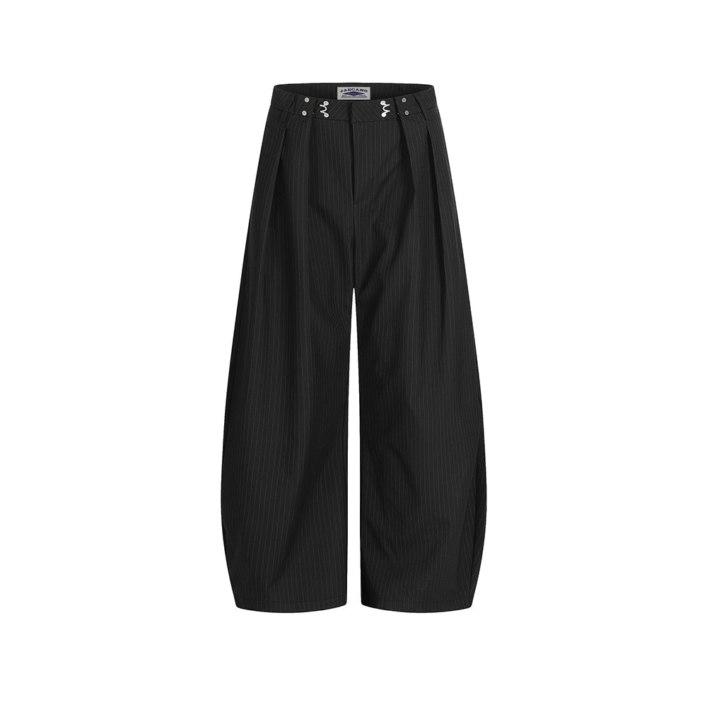 Striped casual trousers